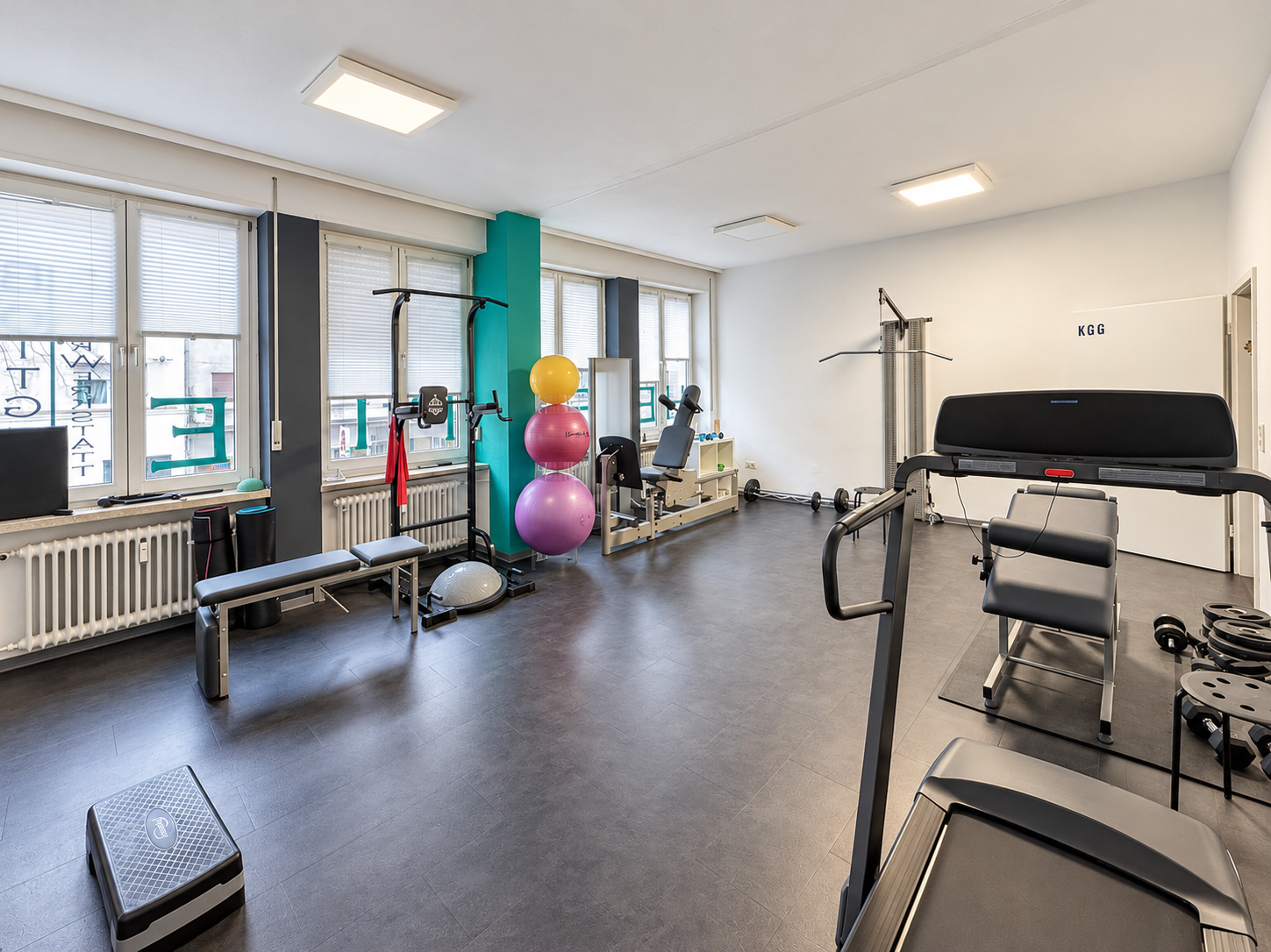 Trainingsbereich der Praxis